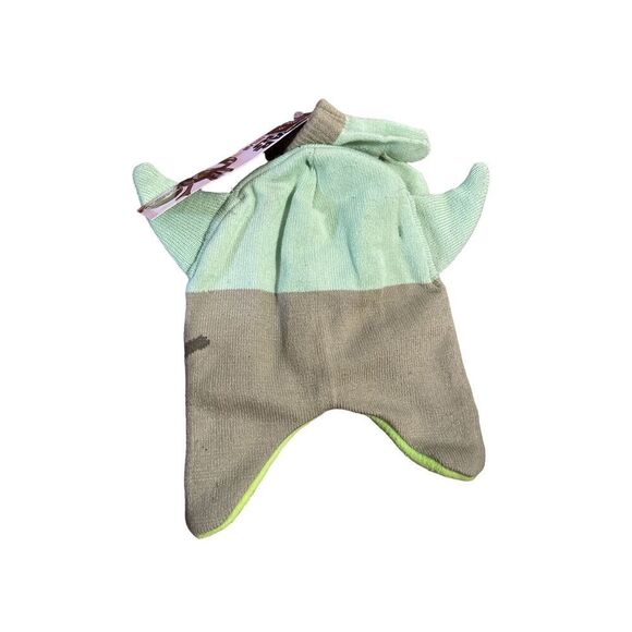 NEW WITH TAGS ONE SIZE FITS MOST  2 piece BOY'S STAR WARS THE MANDALORIAN TRAPPE - Picture 2 of 2